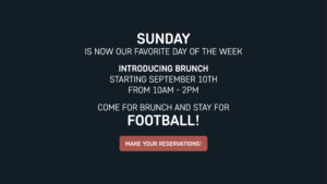 Sunday Brunch and Football at Thompson 105 in North Scottsdale