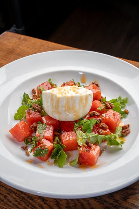 Scottsdale Arizona Chef's Week grilled Watermelon Buratta Salad