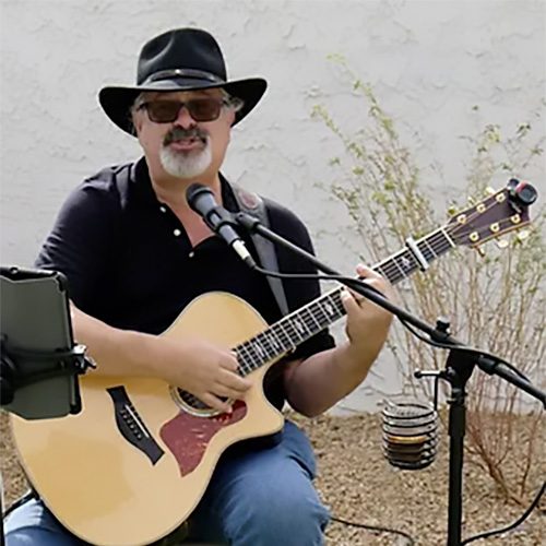 Mark Stiekman sings live at thompson105 in Scottsdale AZ
